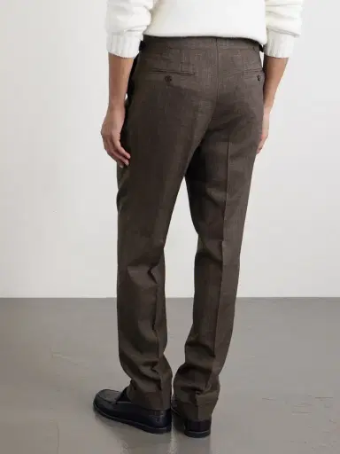 Saman Amel Amie Straight-Leg Wool, Silk and Linen-Blend Suit Trousers - Men | Thumbnail 4 Saman Amel Amie Straight-Leg Wool, Silk and Linen-Blend Suit Trousers - Men | Thumbnail 4