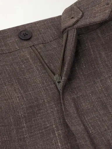 Saman Amel Amie Straight-Leg Wool, Silk and Linen-Blend Suit Trousers - Men | Thumbnail 6 Saman Amel Amie Straight-Leg Wool, Silk and Linen-Blend Suit Trousers - Men | Thumbnail 6