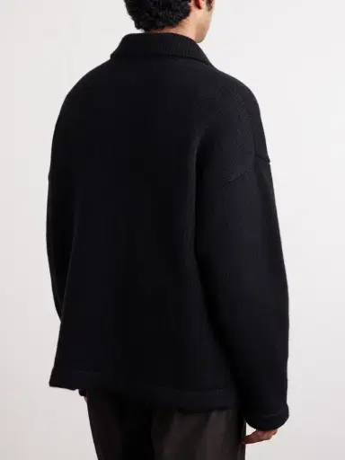 The Elder Statesman Hunter Cashmere Zip-Up Sweater - Men | Thumbnail 4 The Elder Statesman Hunter Cashmere Zip-Up Sweater - Men | Thumbnail 4
