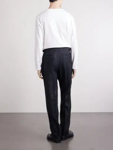 Saman Amel Amie Straight-Leg Linen Suit Trousers - Men | Thumbnail 4