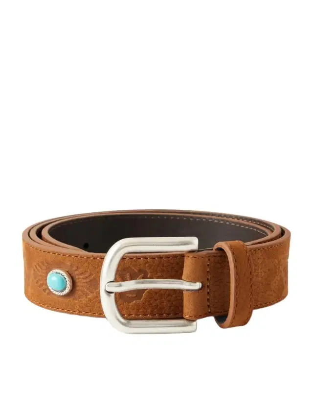 A Kind Of Guise 3cm Kanua Embellished Nubuck Belt - Men