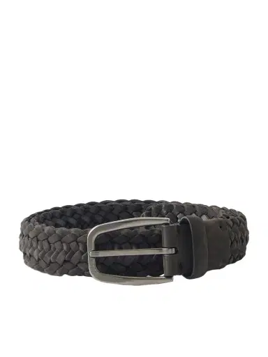 Zegna 3.2cm Woven Nubuck Belt - Men | Thumbnail 1