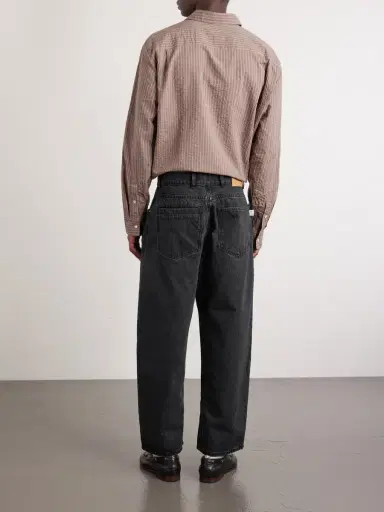 A Kind Of Guise Straight-Leg Pleated Organic Jeans - Men | Thumbnail 4