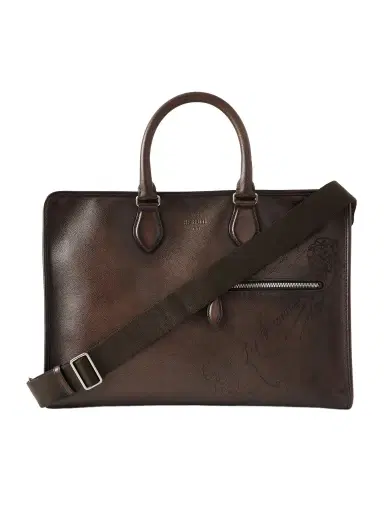 Berluti 2 Jours Neo Venezia Leather Briefcase - Men | Thumbnail 1