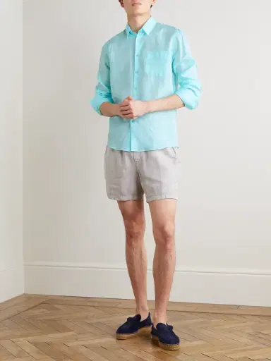 Vilebrequin Caroubis Linen Shirt - Men | Thumbnail 2