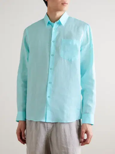 Vilebrequin Caroubis Linen Shirt - Men | Thumbnail 3