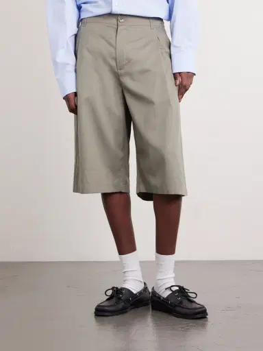 A Kind Of Guise Juno Straight-Leg Pleated Lyocell, Cotton and Linen-Blend Shorts - Men | Thumbnail 3 A Kind Of Guise Juno Straight-Leg Pleated Lyocell, Cotton and Linen-Blend Shorts - Men | Thumbnail 3