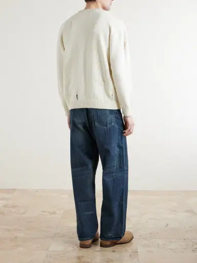 Neighborhood Washed Wide-Leg Jeans - Men | Thumbnail 4