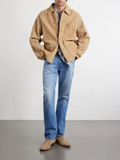 FULLCOUNT Dartford 1341-1101 Straight-Leg Distressed Selvedge Jeans - Men | Thumbnail 2