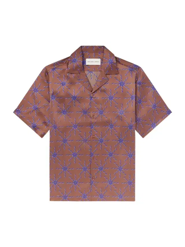 Roberto Printed Silk Shirt - Men