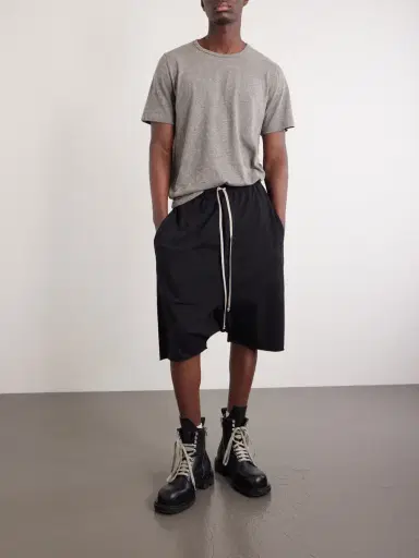 DRKSHDW by Rick Owens Level Slim-Fit Cotton-Jersey T-Shirt - Men | Thumbnail 2 DRKSHDW by Rick Owens Level Slim-Fit Cotton-Jersey T-Shirt - Men | Thumbnail 2