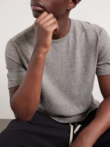 DRKSHDW by Rick Owens Level Slim-Fit Cotton-Jersey T-Shirt - Men | Thumbnail 5 DRKSHDW by Rick Owens Level Slim-Fit Cotton-Jersey T-Shirt - Men | Thumbnail 5