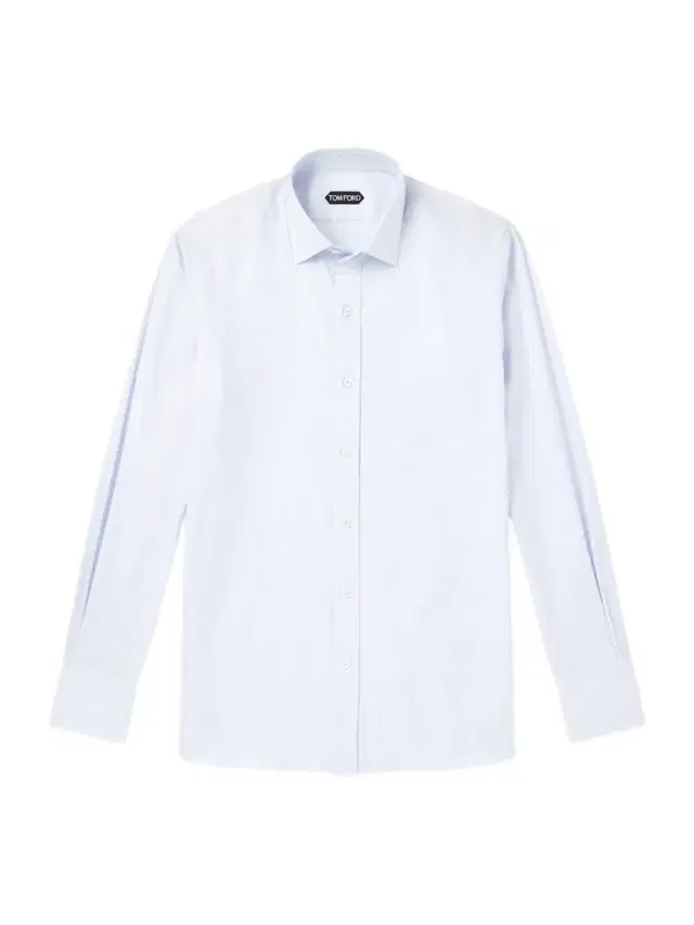 Tom Ford Slim-Fit Cutaway-Collar Houndstooth Cotton Shirt - Men