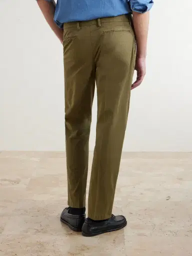 Boglioli Straight-Leg Cotton-Blend Trousers - Men | Thumbnail 4 Boglioli Straight-Leg Cotton-Blend Trousers - Men | Thumbnail 4