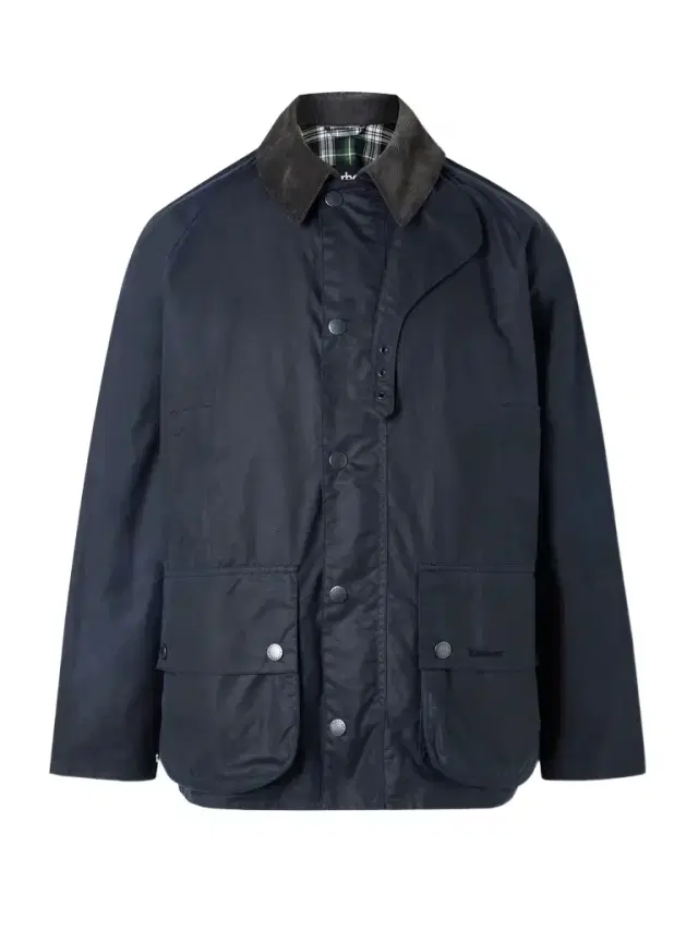 Barbour Modified Beaufort Spectator Corduroy-Trimmed Waxed Cotton-Ripstop Jacket - Men