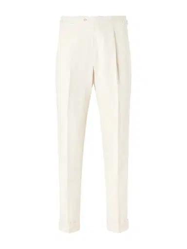 Saman Amel Amie Straight-Leg Wool, Silk and Linen-Blend Suit Trousers - Men | Thumbnail 1