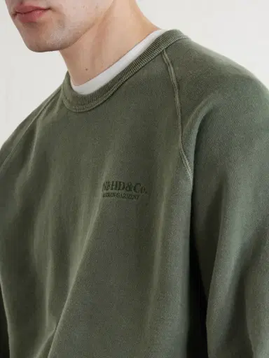 Neighborhood Cotton Pigment Dyed Sweatshirt - Men | Thumbnail 5 Neighborhood Cotton Pigment Dyed Sweatshirt - Men | Thumbnail 5