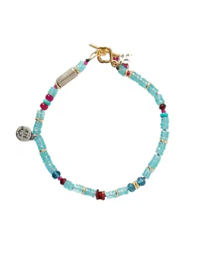 Peyote Bird Daytrip Gold-Plated and Sterling Silver Multi-Stone Beaded Bracelet - Men | Thumbnail 1