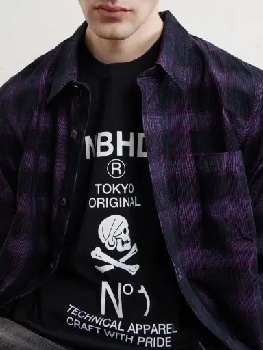 Neighborhood Printed Cotton T-Shirt - Men | Thumbnail 5 Neighborhood Printed Cotton T-Shirt - Men | Thumbnail 5