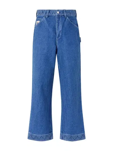 BODE Knolly Brook Straight-Leg Embroidered Jeans - Men | Thumbnail 1 BODE Knolly Brook Straight-Leg Embroidered Jeans - Men | Thumbnail 1