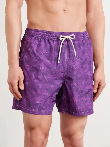Massimo Alba Kite Straight-Leg Mid-Length Printed Swim Shorts - Men | Thumbnail 2 Massimo Alba Kite Straight-Leg Mid-Length Printed Swim Shorts - Men | Thumbnail 2