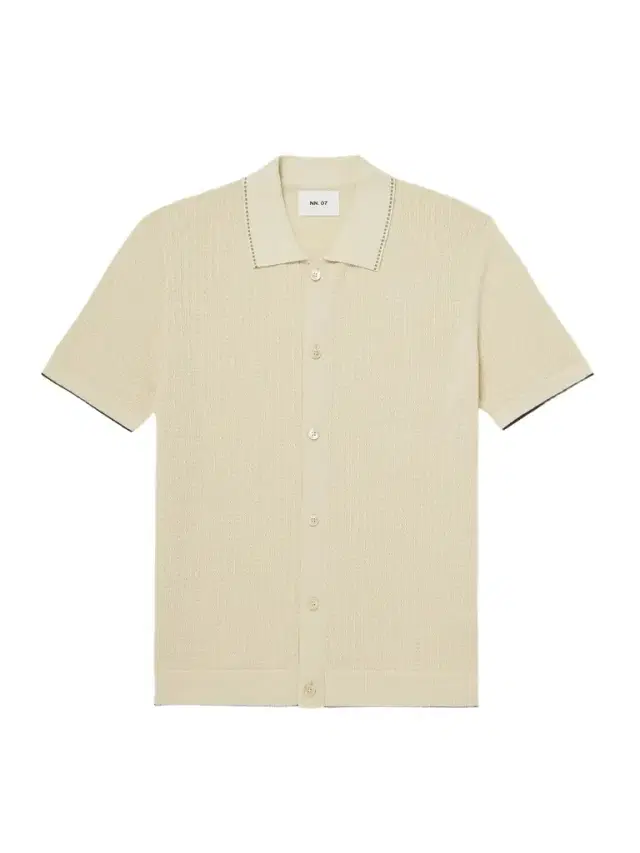 NN07 Nalo 60039 Open-Knit Cotton Shirt - Men