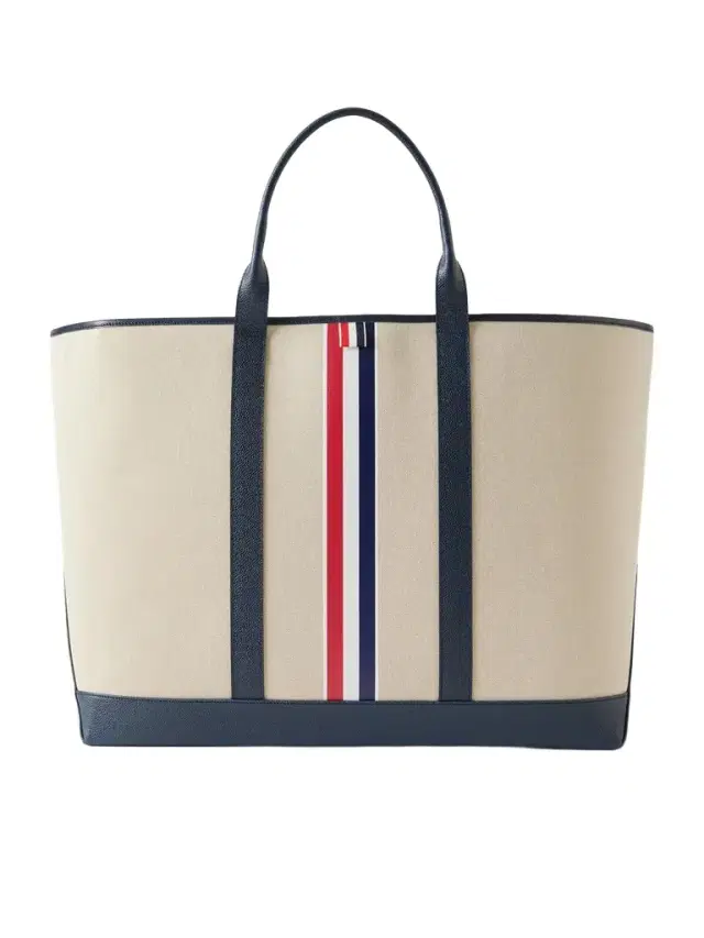 Full-Grain Leather-Trimmed Cotton-Canvas Tote Bag - Men