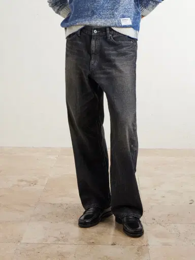 Neighborhood Washed Wide-Leg Jeans - Men | Thumbnail 3 Neighborhood Washed Wide-Leg Jeans - Men | Thumbnail 3