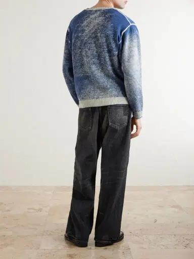 Neighborhood Washed Wide-Leg Jeans - Men | Thumbnail 4 Neighborhood Washed Wide-Leg Jeans - Men | Thumbnail 4