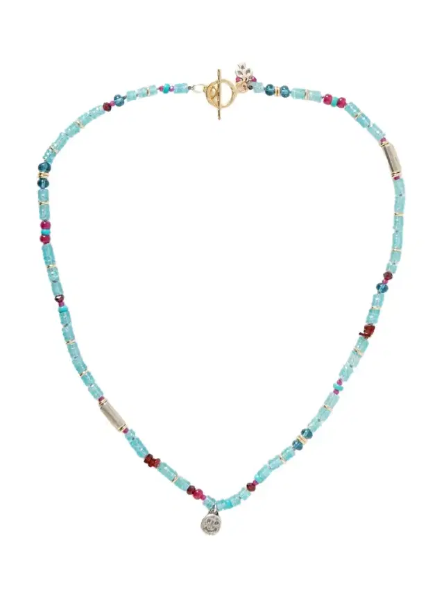 Peyote Bird Daytrip Gold-Plated and Sterling Silver Multi-Stone Beaded Necklace - Men