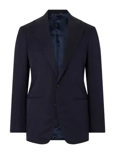 Saman Amel Slim-Fit Silk and Linen-Blend Suit Jacket - Men | Thumbnail 1 Saman Amel Slim-Fit Silk and Linen-Blend Suit Jacket - Men | Thumbnail 1