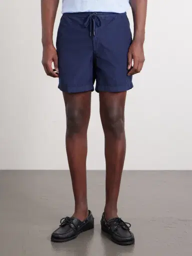 Slowear Straight-Leg Cotton-Corduroy Drawstring Shorts - Men | Thumbnail 3