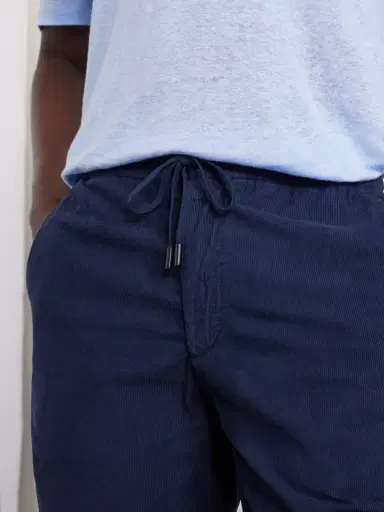 Slowear Straight-Leg Cotton-Corduroy Drawstring Shorts - Men | Thumbnail 5