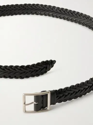 Nili Lotan 3cm Nic Woven Leather Belt - Men | Thumbnail 2
