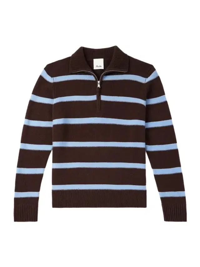 Troyer Striped Wool and Cashmere-Blend Half-Zip Sweater - Men