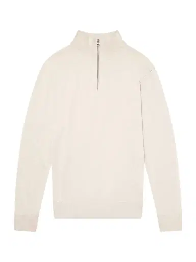 Hartford Cotton and Cashmere-Blend Half-Zip Sweater - Men | Thumbnail 1 Hartford Cotton and Cashmere-Blend Half-Zip Sweater - Men | Thumbnail 1