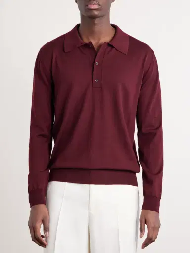 Valentino Garavani Virgin Wool Polo Shirt - Men | Thumbnail 3 Valentino Garavani Virgin Wool Polo Shirt - Men | Thumbnail 3