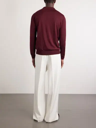 Valentino Garavani Virgin Wool Polo Shirt - Men | Thumbnail 4 Valentino Garavani Virgin Wool Polo Shirt - Men | Thumbnail 4