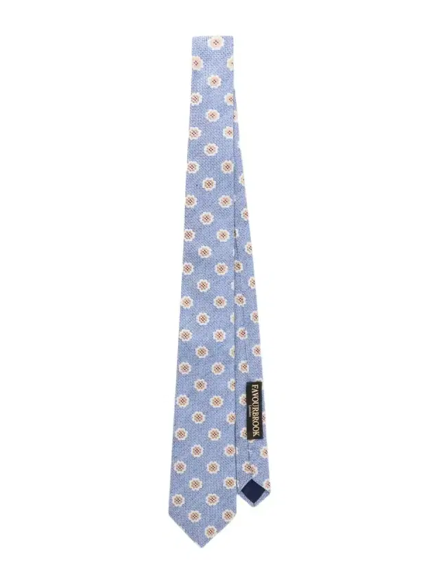Favourbrook Selworthy 8cm Cotton and Silk-Blend Jacquard Tie - Men