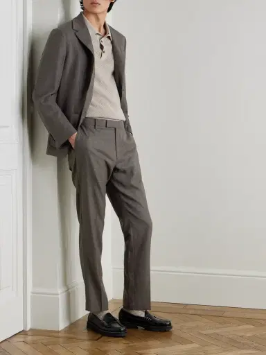 Sunspel Textured Wool-Blend Suit Jacket - Men | Thumbnail 2 Sunspel Textured Wool-Blend Suit Jacket - Men | Thumbnail 2