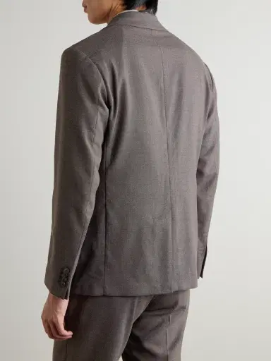Sunspel Textured Wool-Blend Suit Jacket - Men | Thumbnail 4 Sunspel Textured Wool-Blend Suit Jacket - Men | Thumbnail 4