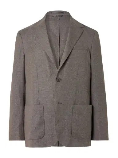 Sunspel Textured Wool-Blend Suit Jacket - Men | Thumbnail 1 Sunspel Textured Wool-Blend Suit Jacket - Men | Thumbnail 1