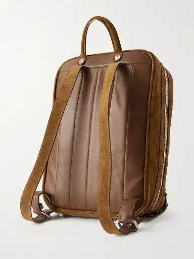 Acne Studios Camero Gym Suede Backpack - Men | Thumbnail 4
