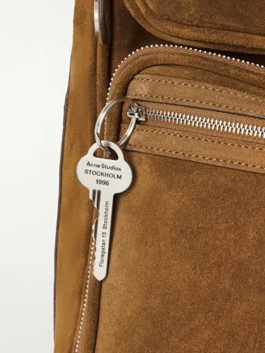 Acne Studios Camero Gym Suede Backpack - Men | Thumbnail 5