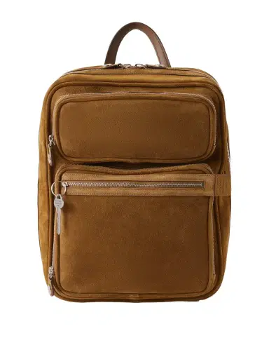 Acne Studios Camero Gym Suede Backpack - Men | Thumbnail 1