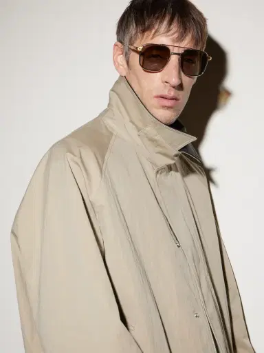 Cartier Eyewear Santos Aviator-Style Gold and Silver-Tone Titanium Sunglasses - Men | Thumbnail 2 Cartier Eyewear Santos Aviator-Style Gold and Silver-Tone Titanium Sunglasses - Men | Thumbnail 2