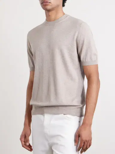 Altea Cotton and Cashmere-Blend T-Shirt - Men | Thumbnail 3 Altea Cotton and Cashmere-Blend T-Shirt - Men | Thumbnail 3