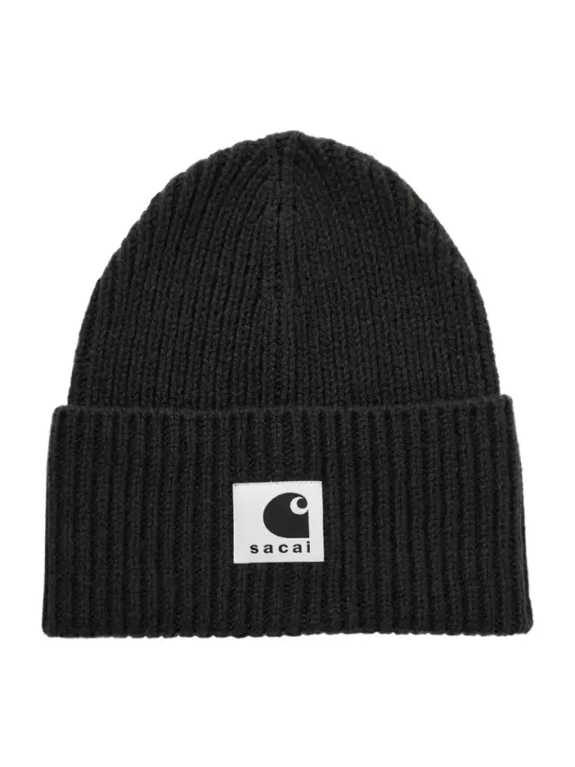 Carhartt WIP Logo-Appliquéd Ribbed Wool-Blend Beanie - Men