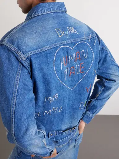 Human Made Embroidered Denim Jacket - Men | Thumbnail 5 Human Made Embroidered Denim Jacket - Men | Thumbnail 5