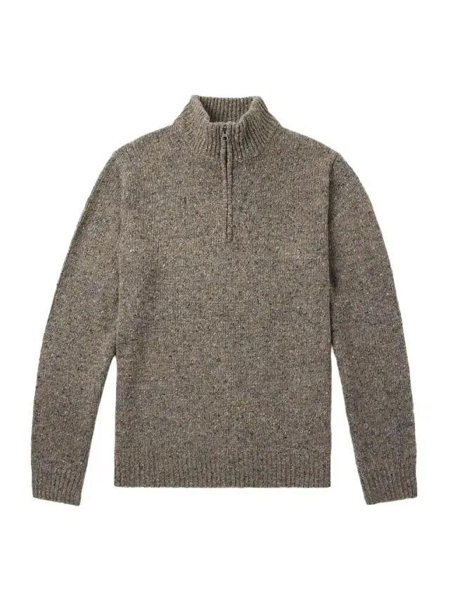 Hartford Trucker Wool-Blend Half-Zip Sweater - Men